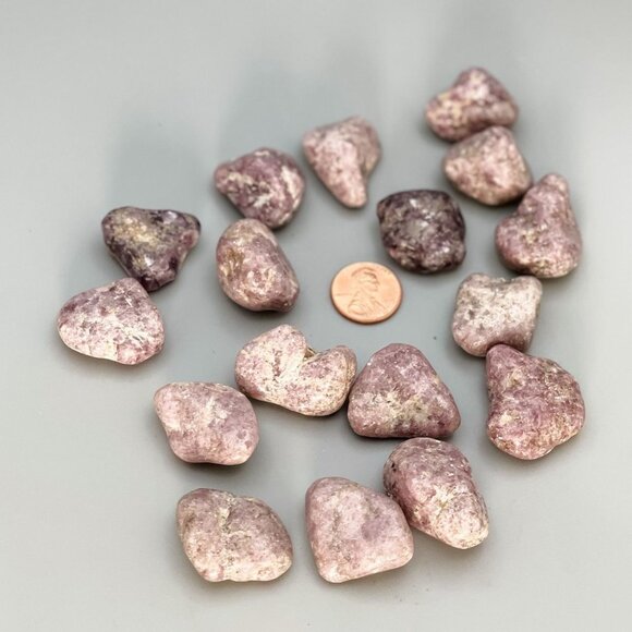 Lepidolite Tumbled Stone, Pocket Stone (1 Stone Per Order) - Picture 5 of 9